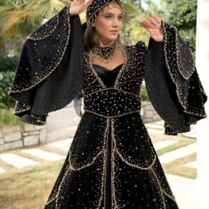 Kaftan Bindallı Modelleri 2024 Altın Duvak Moda